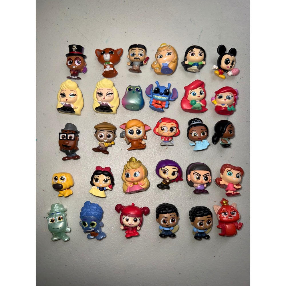 Disney Doorables Lot 30 Ultra Rare Rare Stitch Mickey Pixar Mini Figures